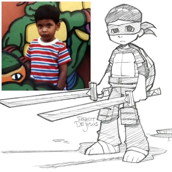 Illustrator Turns Strangers Into Anime Characters