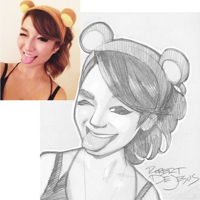 Illustrator Turns Strangers Into Anime Characters