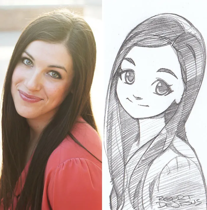 Illustrator Turns Strangers Into Anime Characters