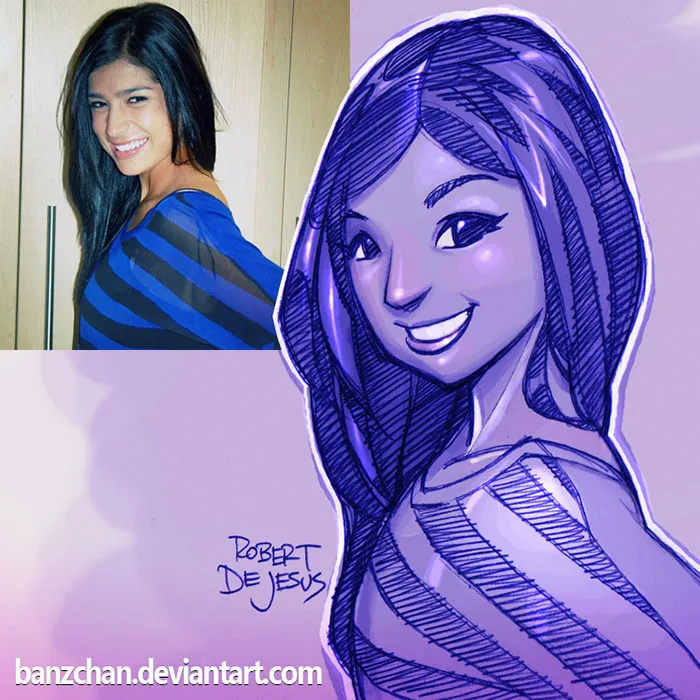 Illustrator Turns Strangers Into Anime Characters