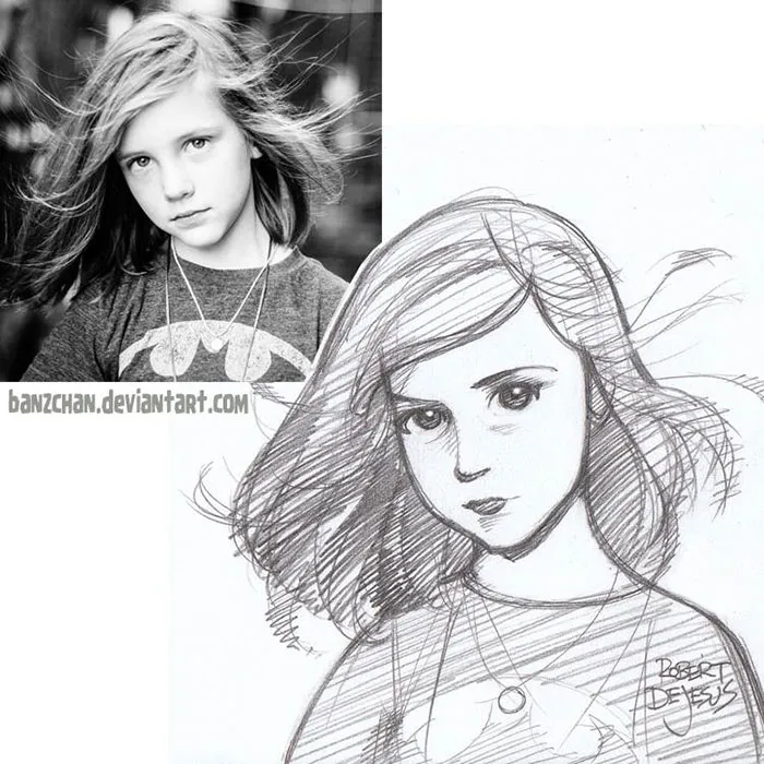 Illustrator Turns Strangers Into Anime Characters