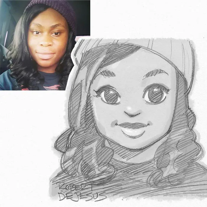 Illustrator Turns Strangers Into Anime Characters