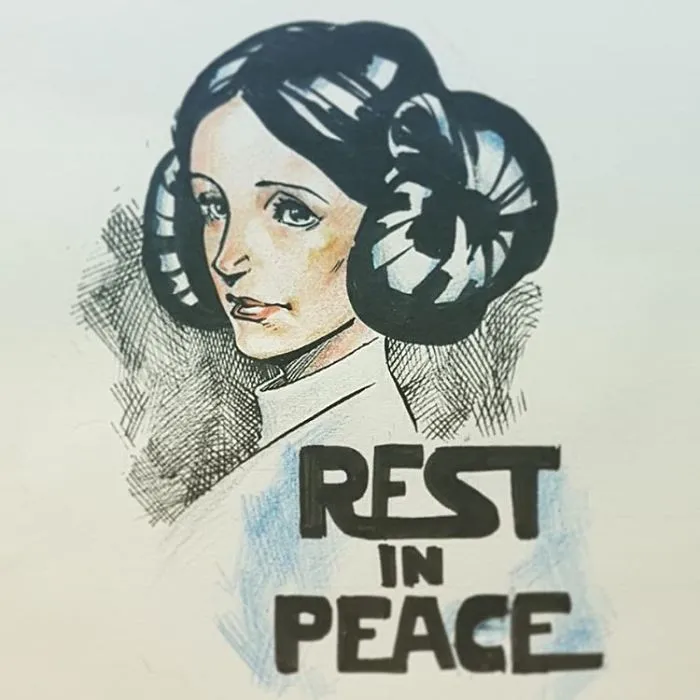 290 Touching Tributes To Late Carrie Fisher By Artists Around The World