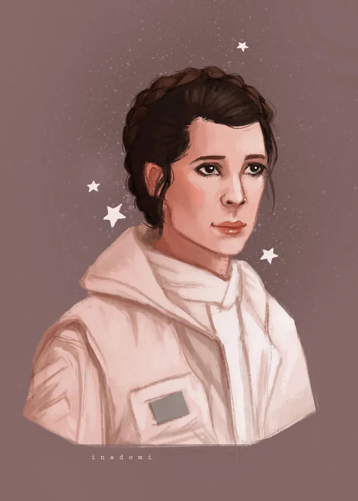 290 Touching Tributes To Late Carrie Fisher By Artists Around The World