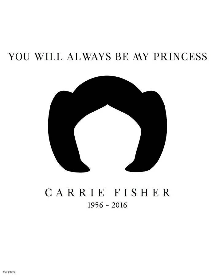 290 Touching Tributes To Late Carrie Fisher By Artists Around The World