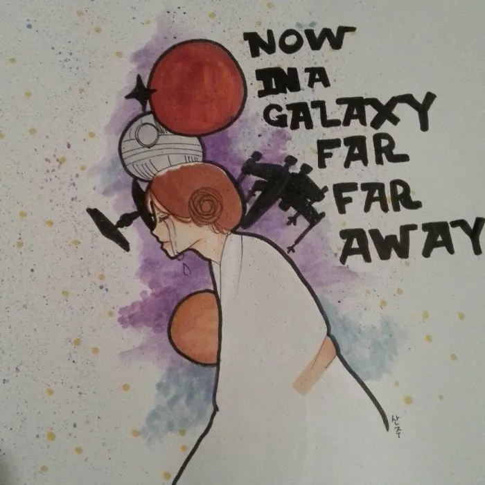 290 Touching Tributes To Late Carrie Fisher By Artists Around The World