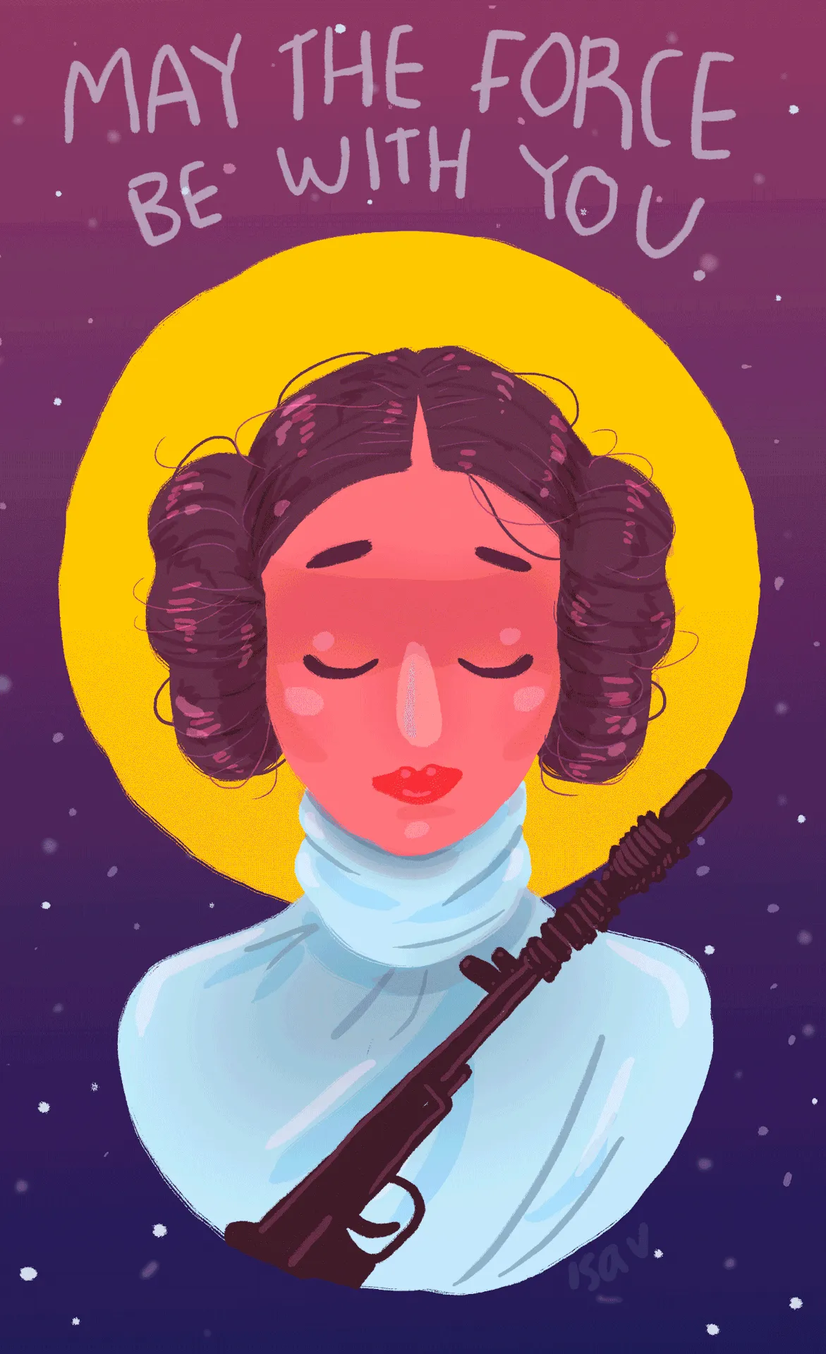 290 Touching Tributes To Late Carrie Fisher By Artists Around The World