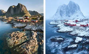 30 Before-And-After Photos Of Winter’s Beautiful Transformations