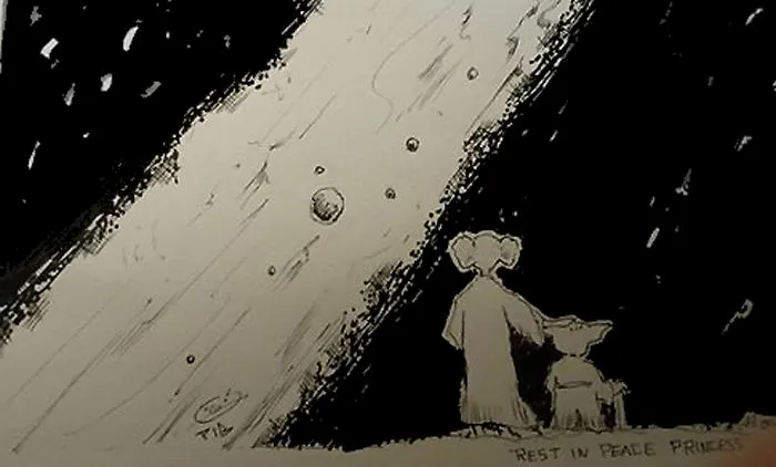 290 Touching Tributes To Late Carrie Fisher By Artists Around The World