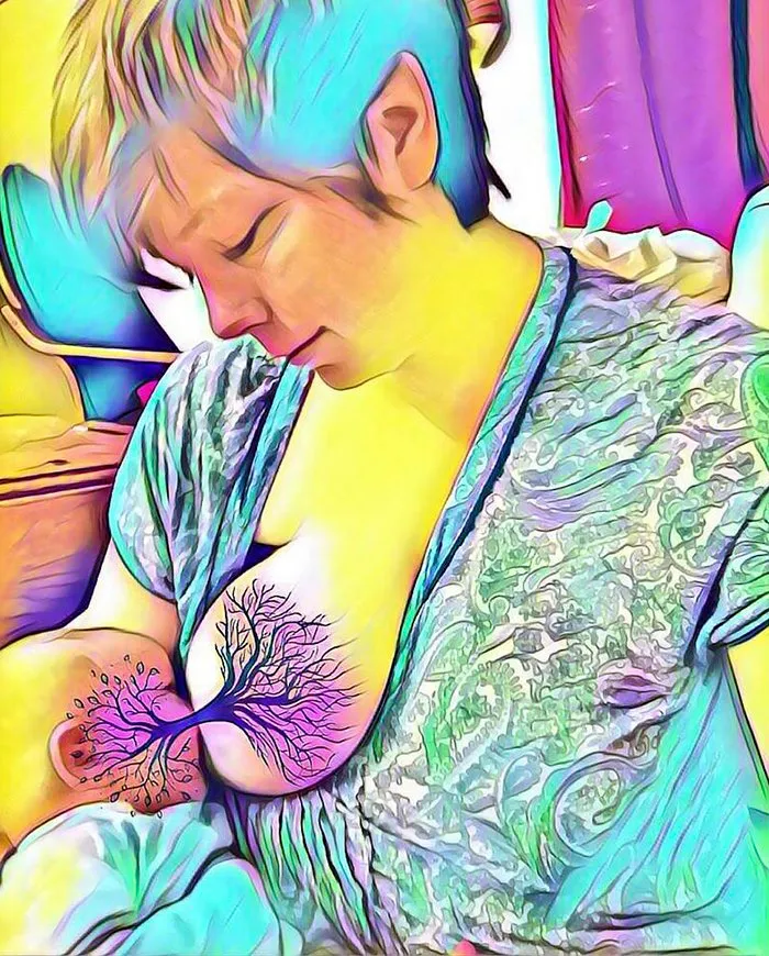 ‘Tree Of Life’ Breastfeeding Photos Are Taking Internet By Storm