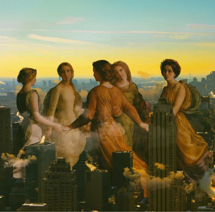 I Make Classical Paintings Travel Through The City