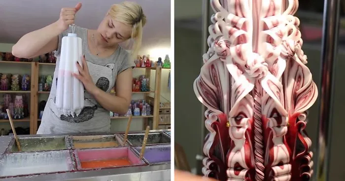 Candle Carving Art