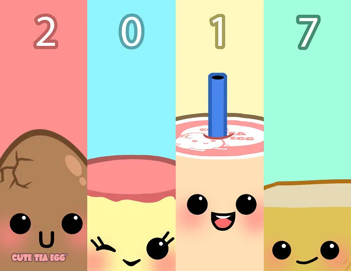 Cute Tea Egg Calendar 2017 -- Inspired By Snacks From Taiwan!