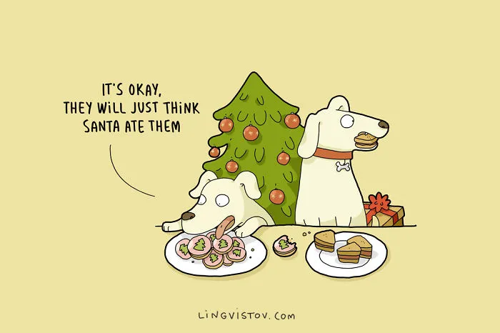 What It's Like To Celebrate Christmas With Pets (10 Pics)