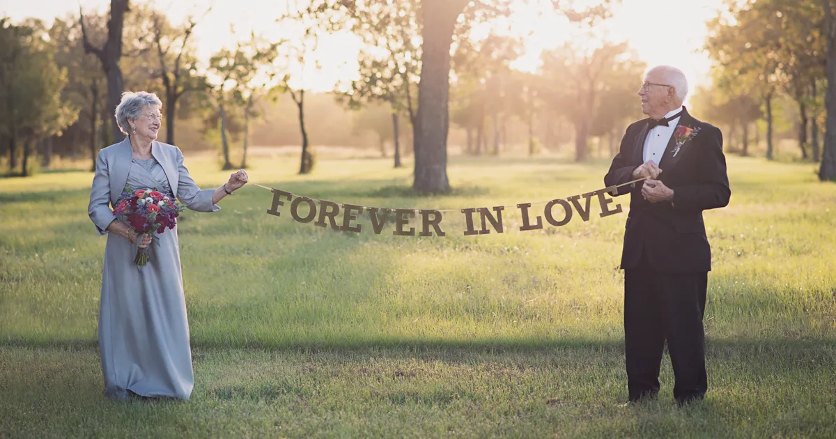 Esta pareja ha tenido que esperar 70 años para hacerse sus fotos de boda, y aún se nota su amor