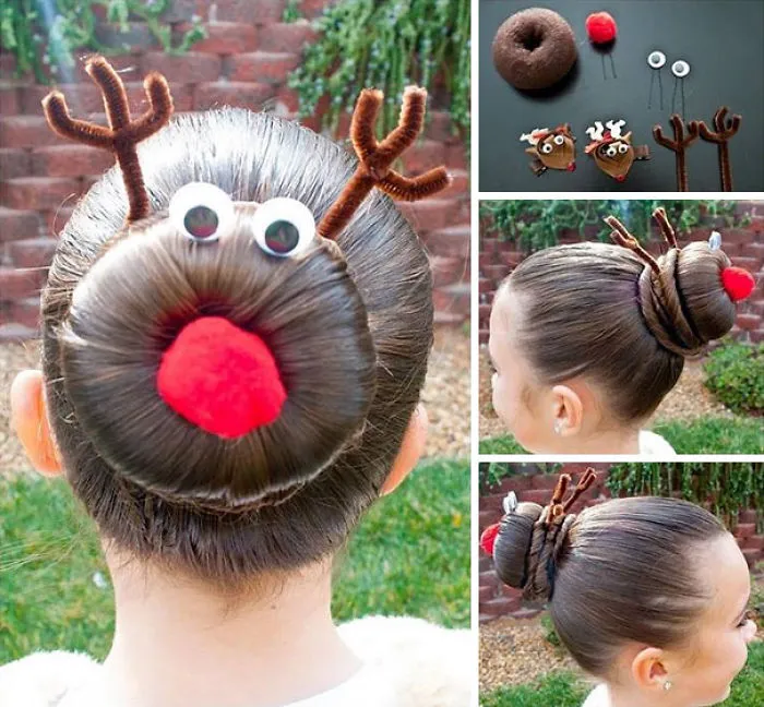 Rudoph The Red Nose Reindeer Bun