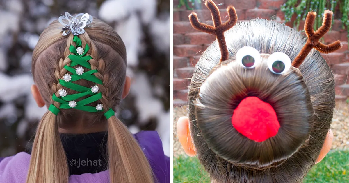 15 Peinados navideños muy creativos