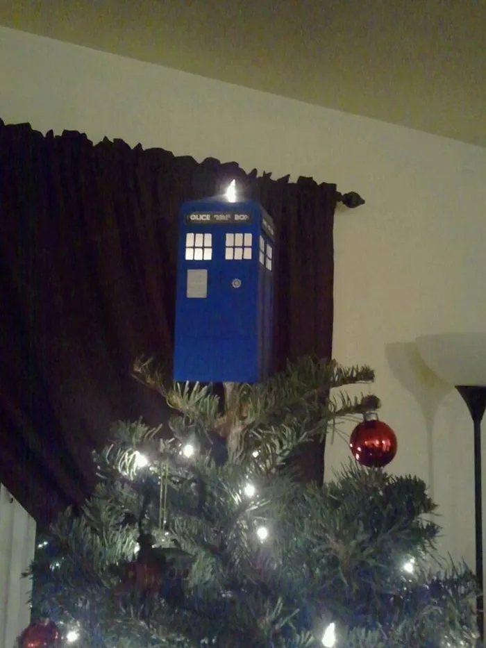 In Honor Of The Man That Died And Resurrected To Save Our World, My Wife Made This Christmas Tree Topper!