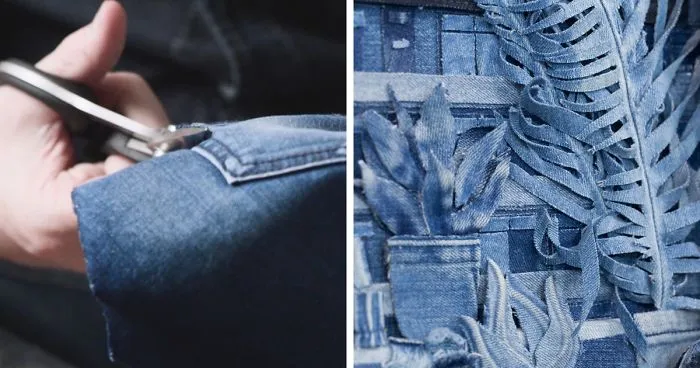 This Artist "Paints" With Denim