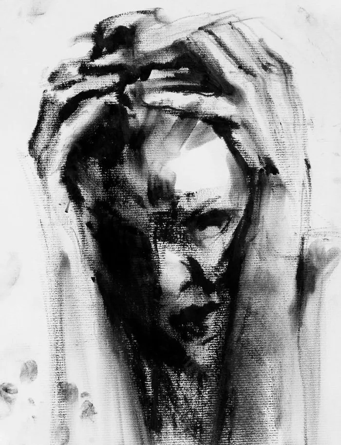 Falling Sketch No. 55