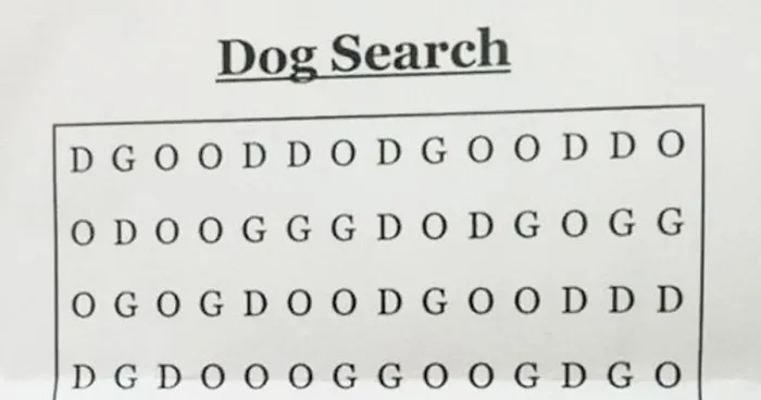 Can You Solve ‘The Hardest Word Search Ever’ And Find The "DOG"?