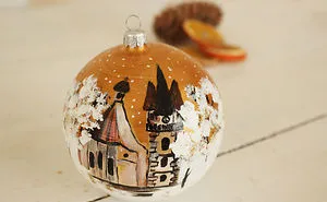I Paint Winter Landscapes On Christmas Ornaments