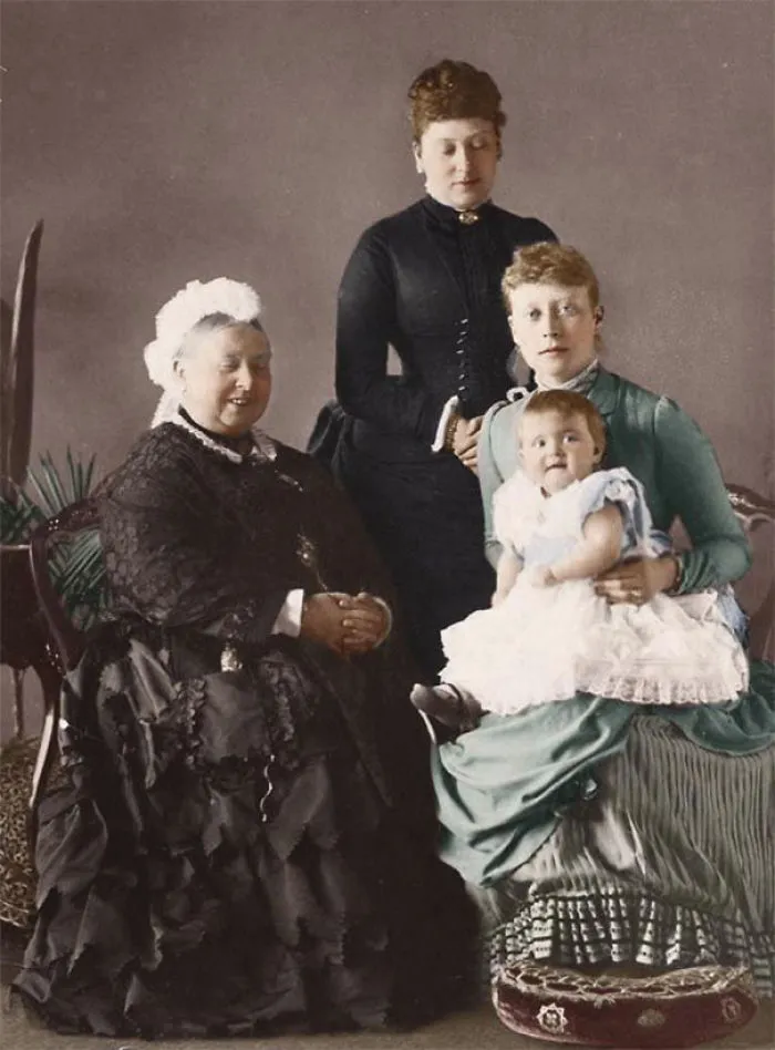 The Four Generations: Queen Victoria, Princess Beatrice, Princess Victoria Of Hesse, And Princess Alice Of Battenberg