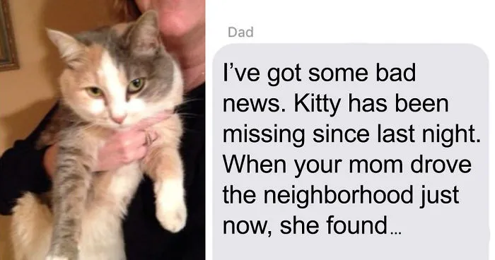 Dad Tells Daughter About Their Cat's Death, But Soon The Story Takes A Hilariously Unexpected Turn