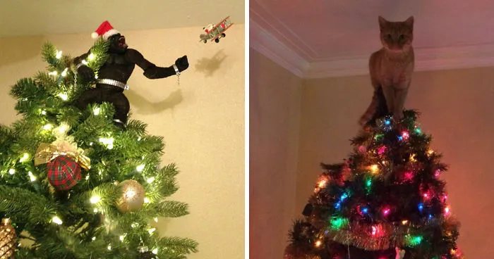 34 Of The Most Creative Christmas Tree Toppers Ever