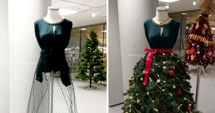 We Gave An Old Christmas Tree A New And Fashionable Life