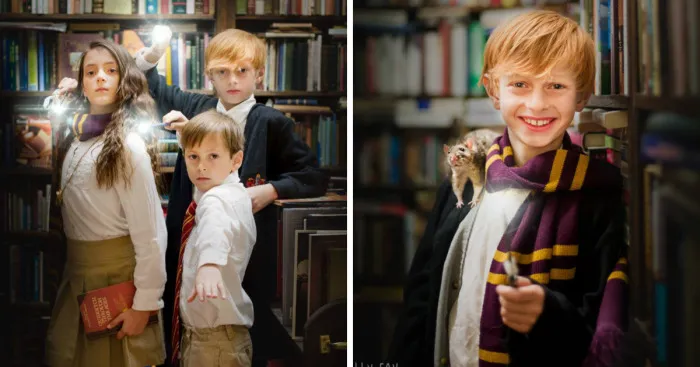 Beautiful Harry Potter Family Photoshoot