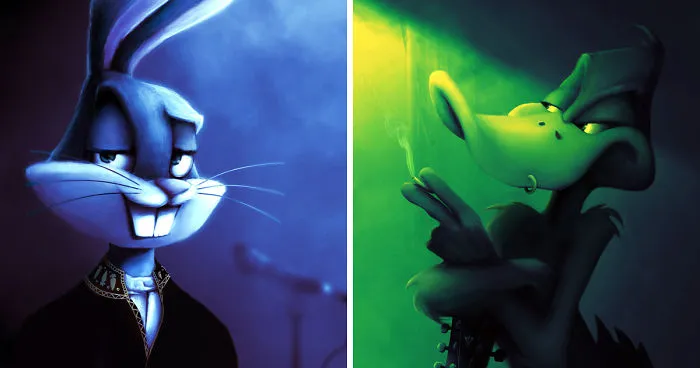 I Created A Fictional Rock Band With The Members From Looney Tunes