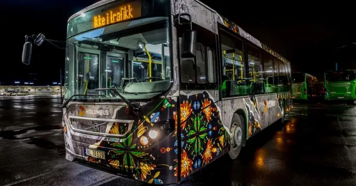World's First Street Art Buses Roam In Stavanger, Norway