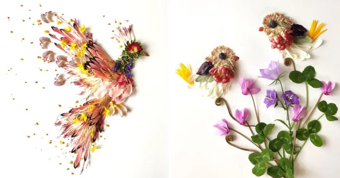 This Artist Turns Flowers Into Paintings