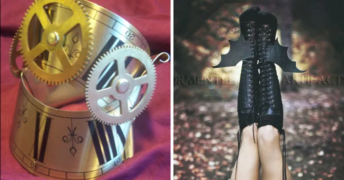 Batwing Boots And Steampunk Cthulhu Fashion