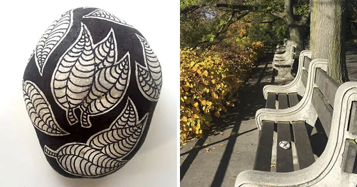 We Placed Our Art Rocks Around The World To Brighten Someone’s Day!