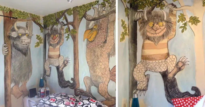 I Transformed The Room Of A 9 Years Old Girl Into A Place Full Of Monsters And She Just Loved It