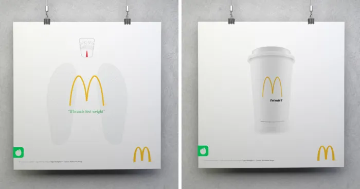 If Brands Lost Weight, How Would They Look?