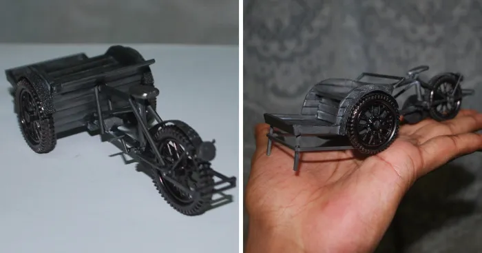 I Made Penang Trishaw Out From Pencil Lead
