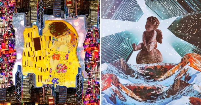 Just Made Some Festive Collage Arts Inspired By Fairy Tales