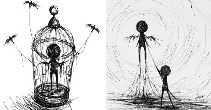 I Give Mental Illness A Voice Through My Drawings