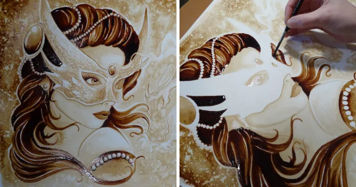 The Magic Of Coffee Painting