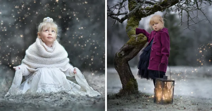 I Made Photos Of My Daughters In Winter Wonderland