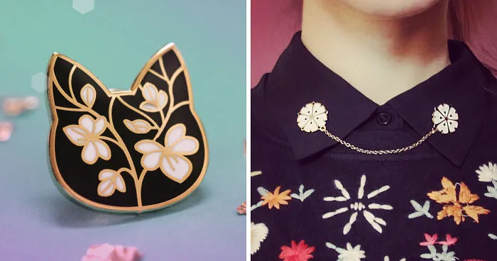 I Make Cute Enamel Pins And Accessories