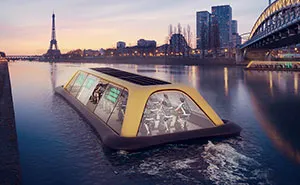 Floating Gym In Paris Uses Human Energy To Sail Down The Seine River