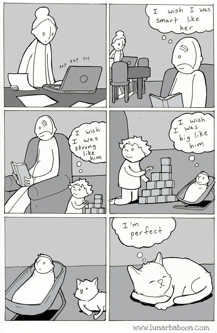 187 Hilarious Comics That Reveal The Reality Of Living With Cats