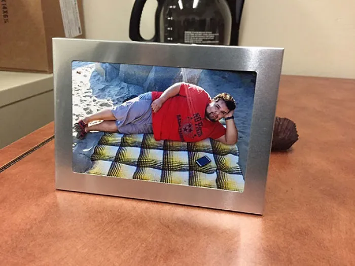 Secret Santa Gift From Co-Worker Today. He Was Supposed To Keep It Under $20 But This Is Absolutely Priceless