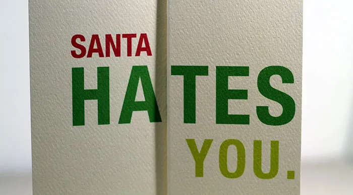 65 Seemingly Offensive Fold-Out Greeting Cards With Hidden Messages Inside