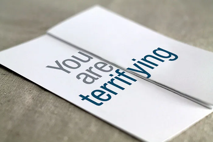 65 Seemingly Offensive Fold-Out Greeting Cards With Hidden Messages Inside
