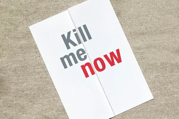 65 Seemingly Offensive Fold-Out Greeting Cards With Hidden Messages Inside